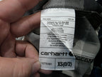 Camisa Carhart De Mujer Extra Chica 0/2 Cuadriculada Gris