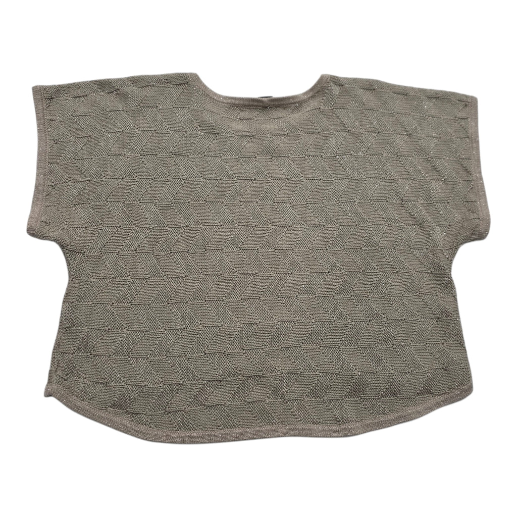 Blusa Armani Exchange Mujer Extra Chica De Lino Color Cafe