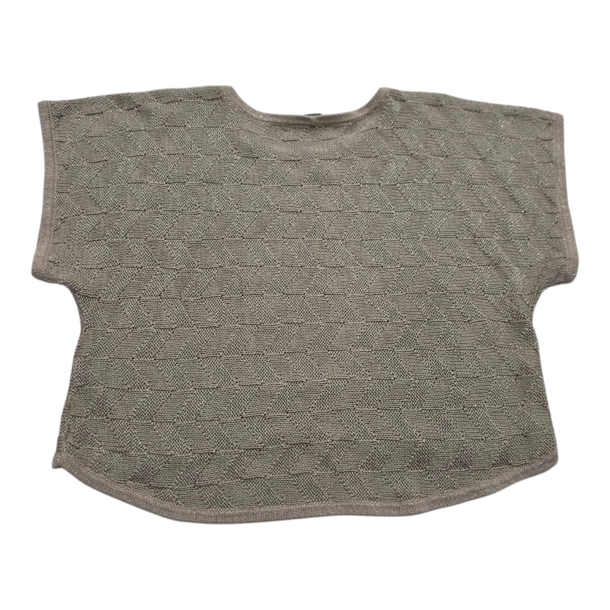 Blusa Armani Exchange Mujer Extra Chica De Lino Color Cafe