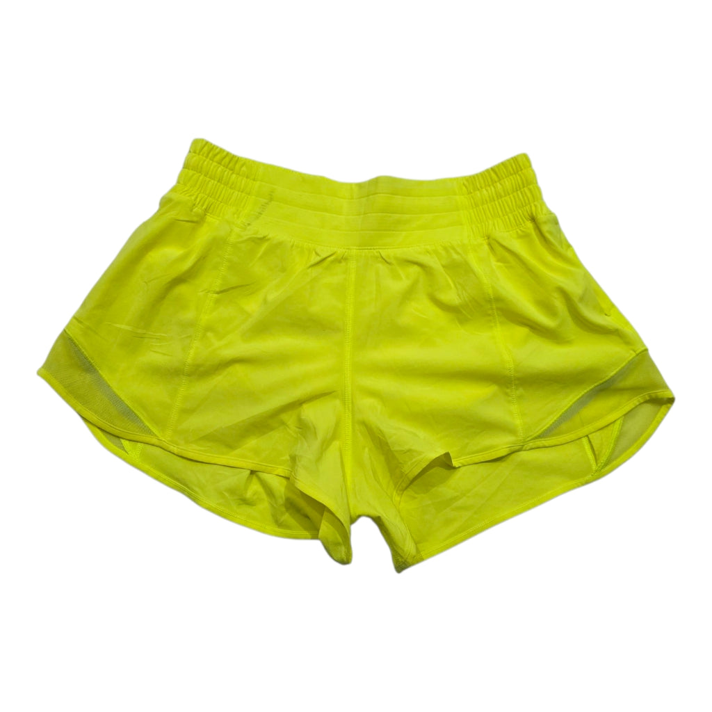 Short Lululemon Talla 6 Color Amarillo De Mujer