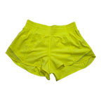 Short Lululemon Talla 6 Color Amarillo De Mujer