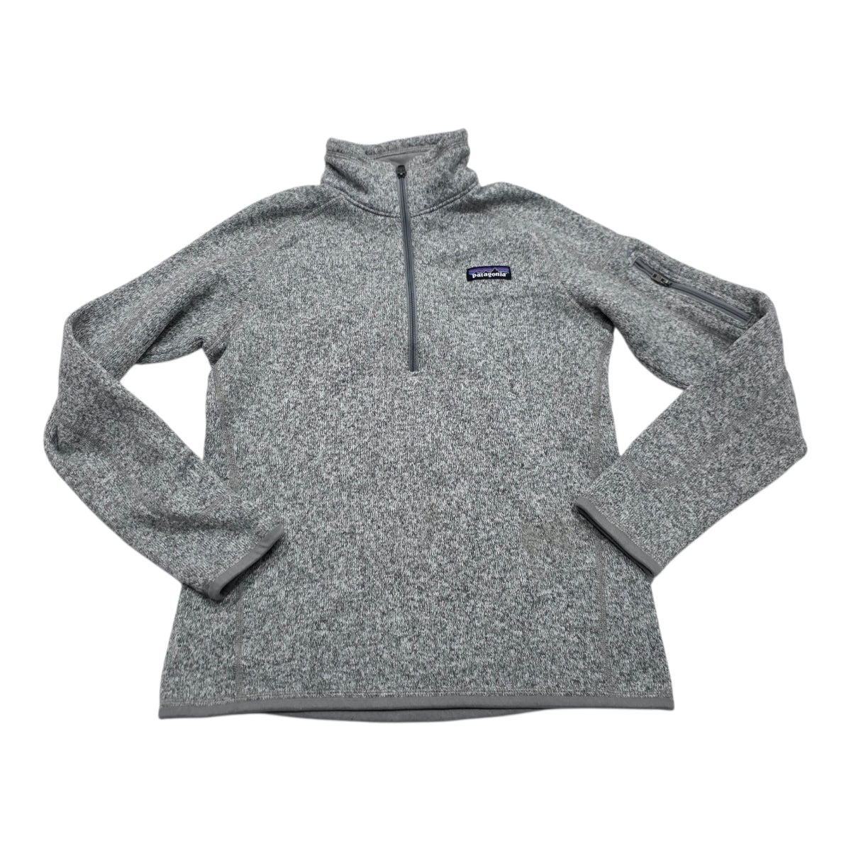 Chamarra Ligera Patagonia Mujer Chica Color Gris Jaspeado