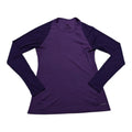 Playera Patagonia Capilene Mujer Morado Manga Larga Chica