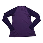 Playera Patagonia Capilene Mujer Morado Manga Larga Chica