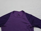 Playera Patagonia Capilene Mujer Morado Manga Larga Chica
