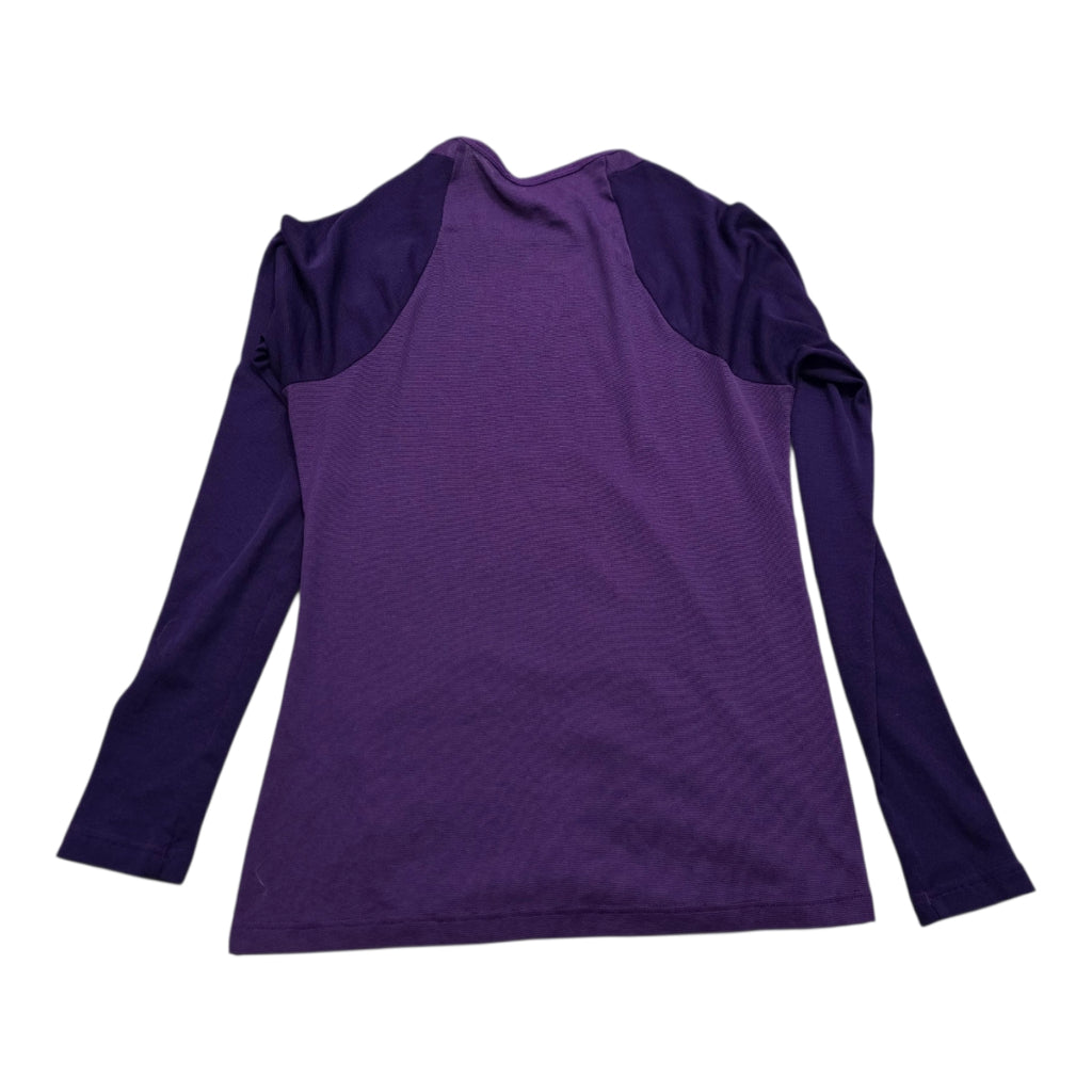 Playera Patagonia Capilene Mujer Morado Manga Larga Chica
