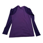 Playera Patagonia Capilene Mujer Morado Manga Larga Chica