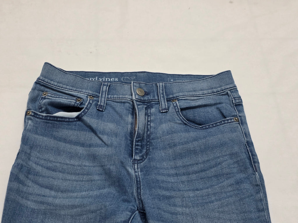 Pantalon Vineyard Vines Talla 6 De Mujer Azul De Mezclilla