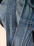 Pantalon Vineyard Vines Talla 6 De Mujer Azul De Mezclilla