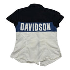 Camisola Harley Davidson Mujer Talla Chica Blanco Con Negro