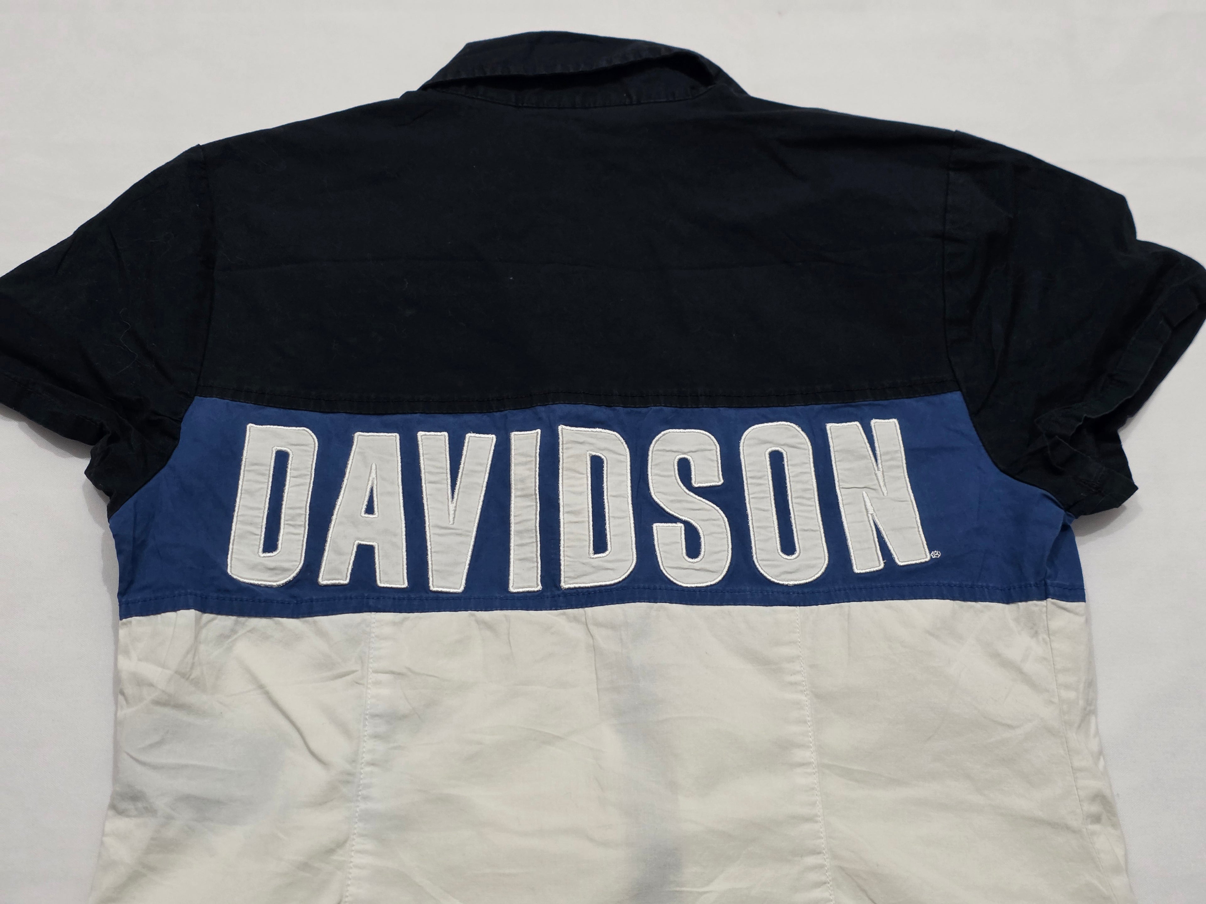 Camisola Harley Davidson Mujer Talla Chica Blanco Con Negro