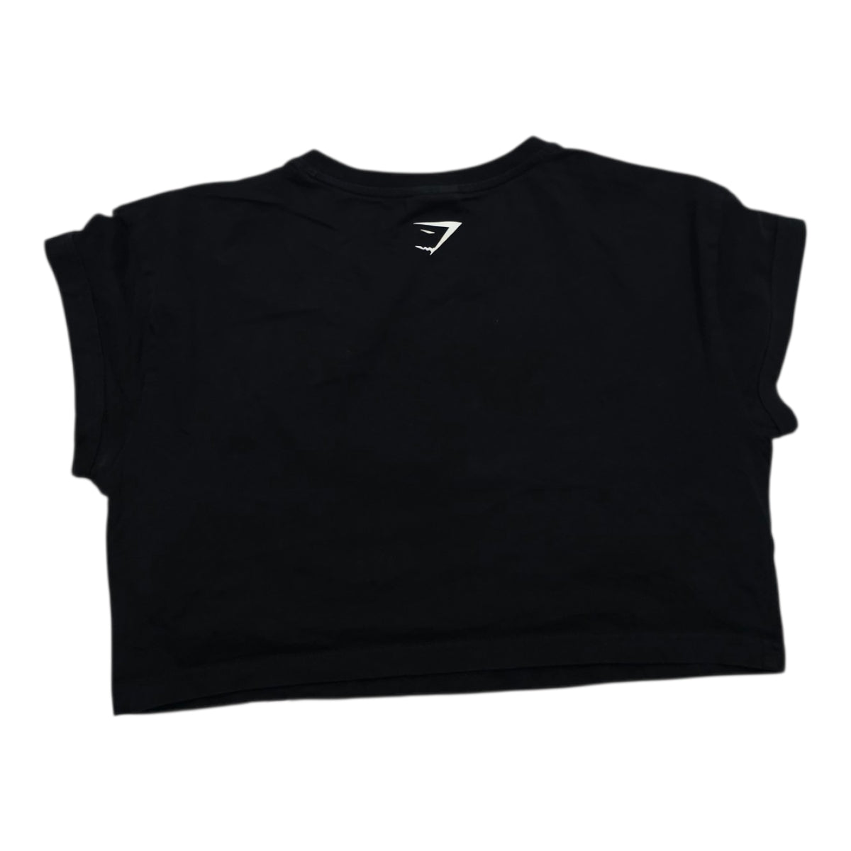 Playera Corta Gymshark De Mujer Talla Chica Color Negro