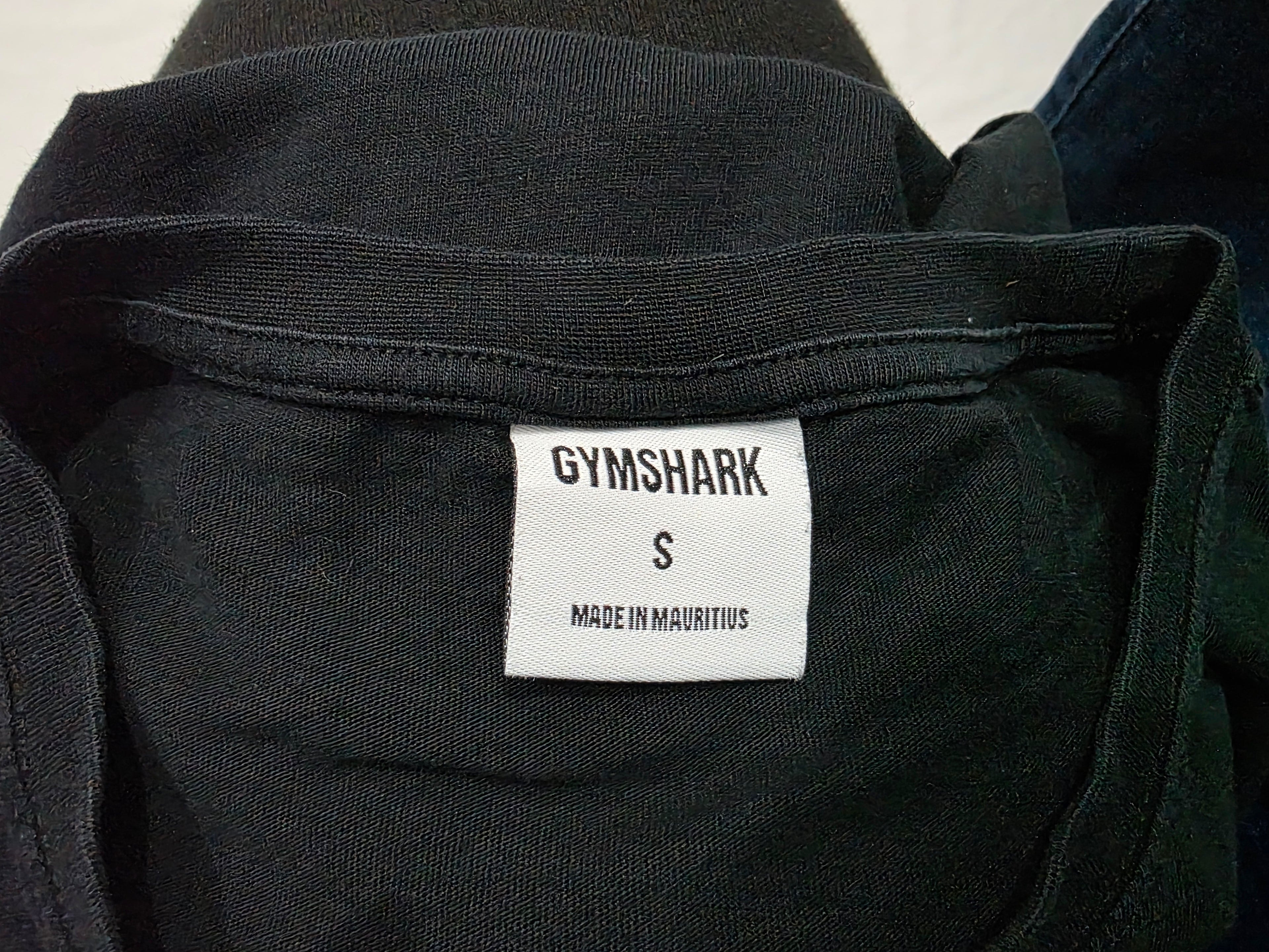 Playera Corta Gymshark De Mujer Talla Chica Color Negro