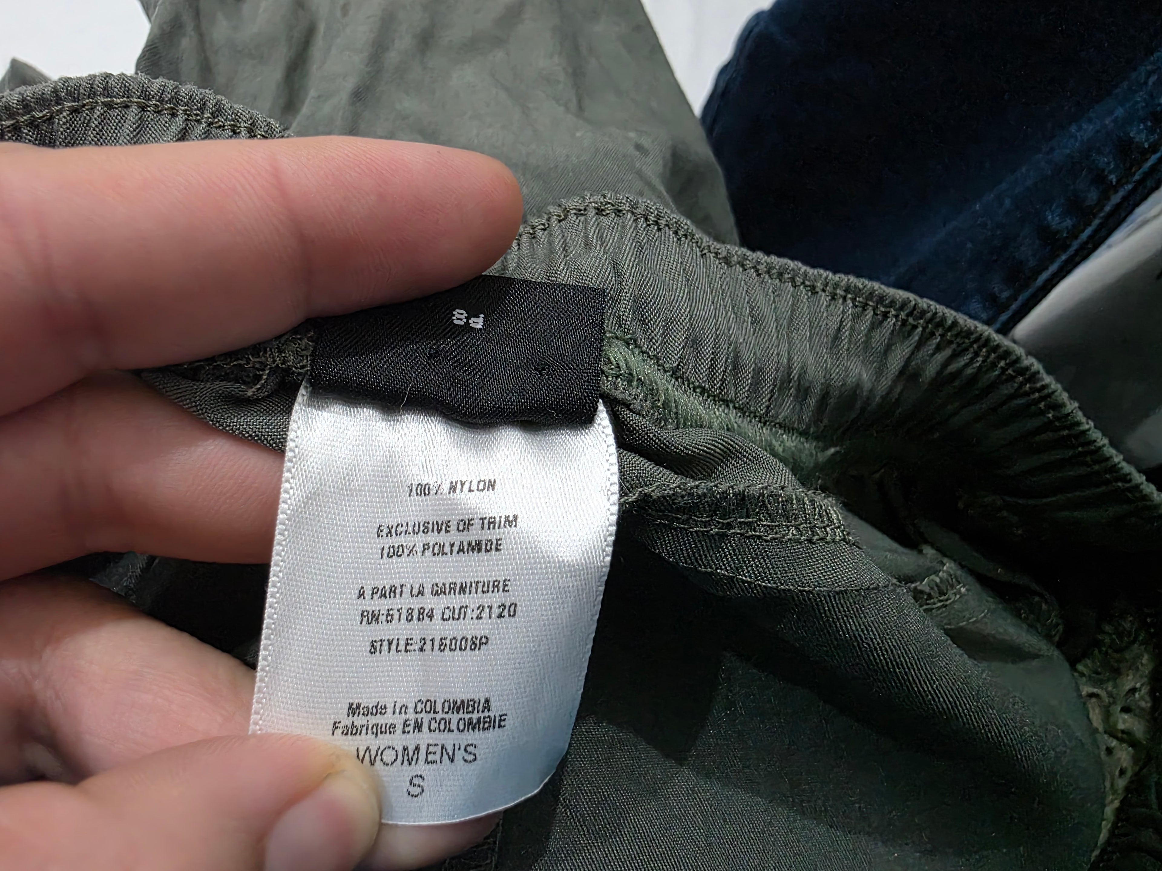 Pantalon Patagonia Ajustable Mujer Chica Color Verde Gris