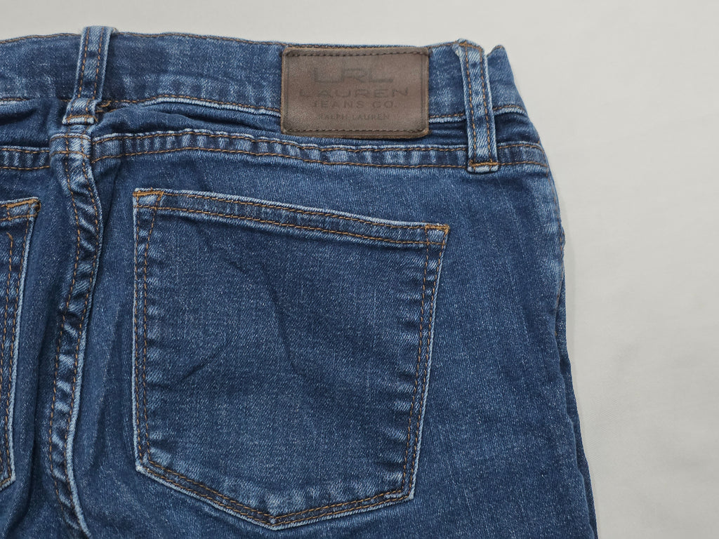 Pantalon De Mezclilla Talla 6 Ralph Lauren Petite Azul