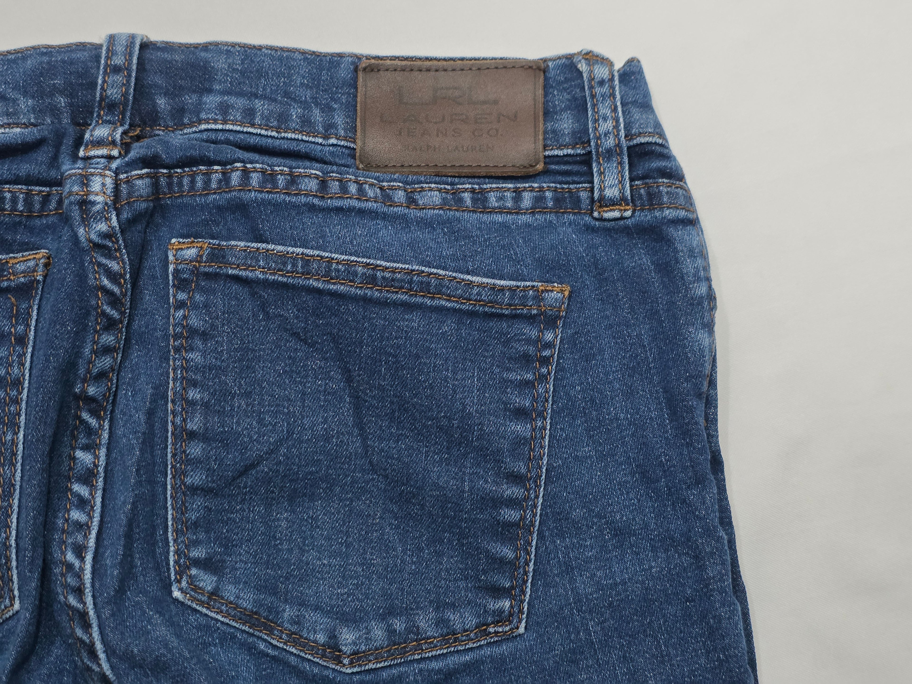 Pantalon De Mezclilla Talla 6 Ralph Lauren Petite Azul