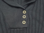 Sueter Ralph Lauren De Muer Cuello Alto Negro Talla Chica
