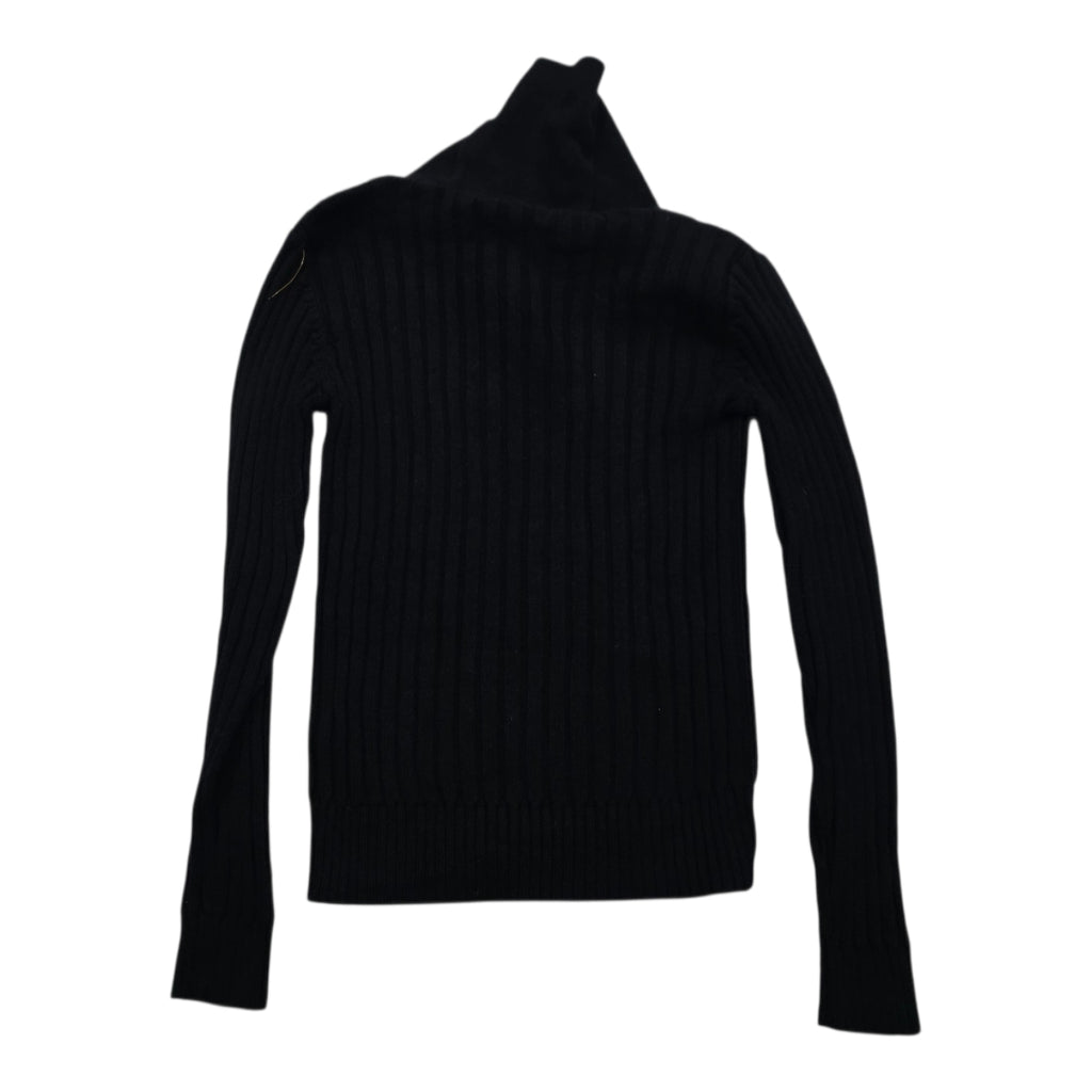 Sueter Ralph Lauren De Muer Cuello Alto Negro Talla Chica
