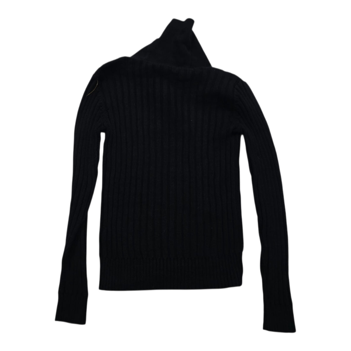 Sueter Ralph Lauren De Muer Cuello Alto Negro Talla Chica