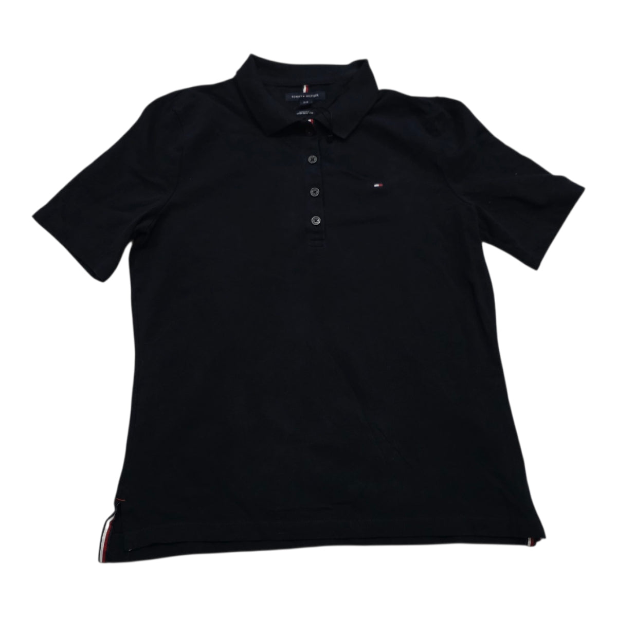 Playera Cuello Polo Tommy Hilfiger Azul Mujer Chica
