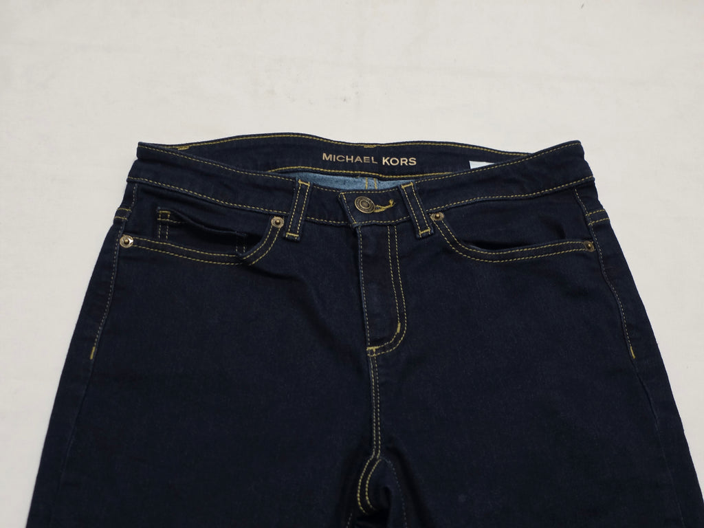 Pantalon Michael Kors De Mujer Talla 4 Mezclila Oscura