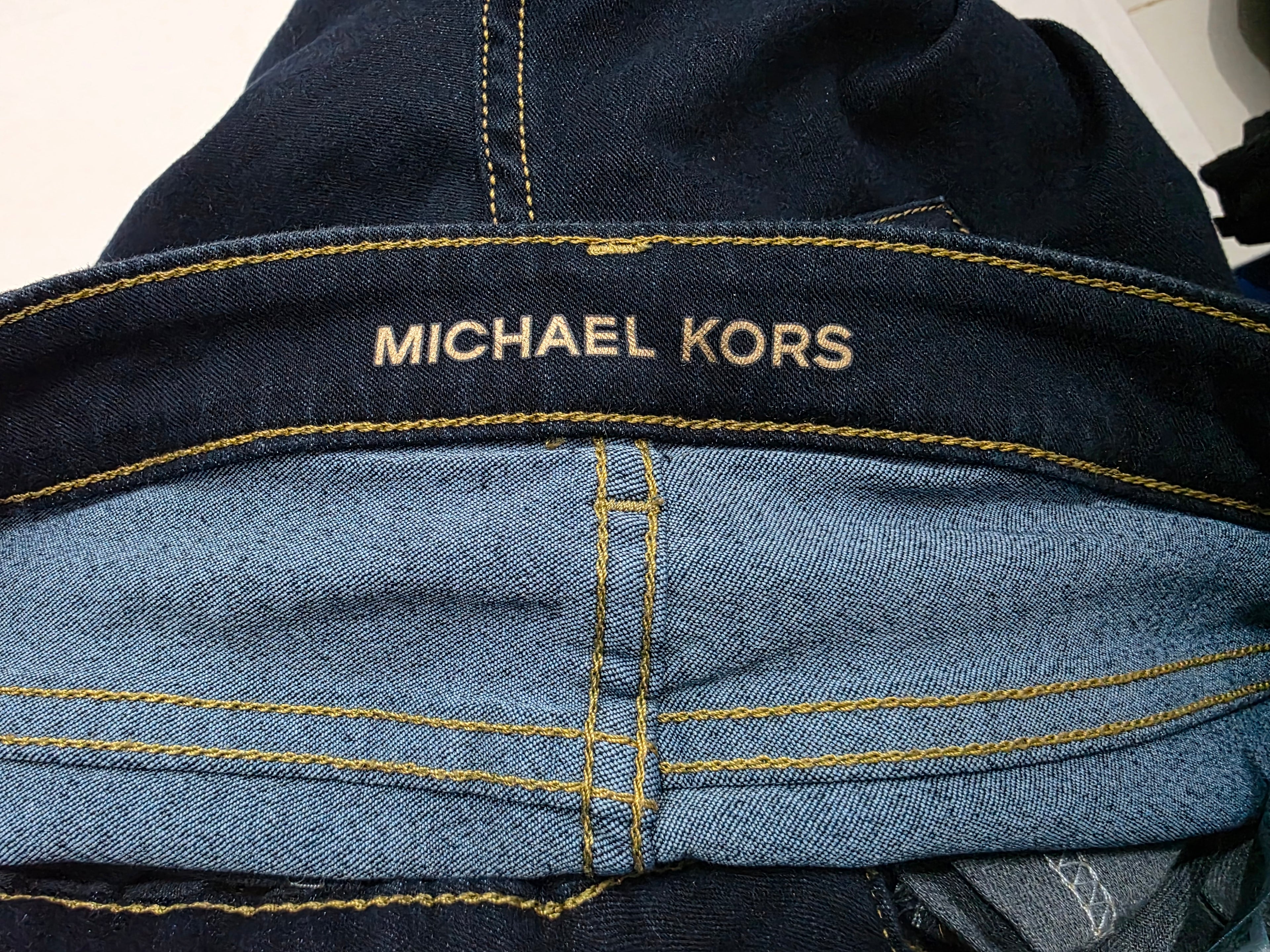 Pantalon Michael Kors De Mujer Talla 4 Mezclila Oscura