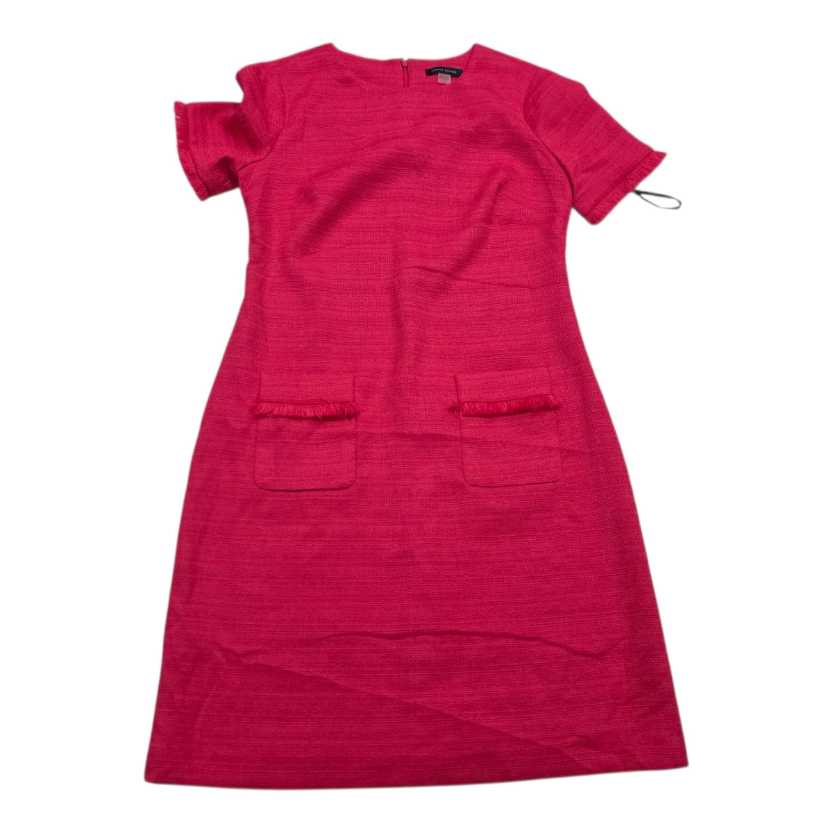 Vestido Tommy Hilfiger Manga Corta Color Fucsia Talla 4