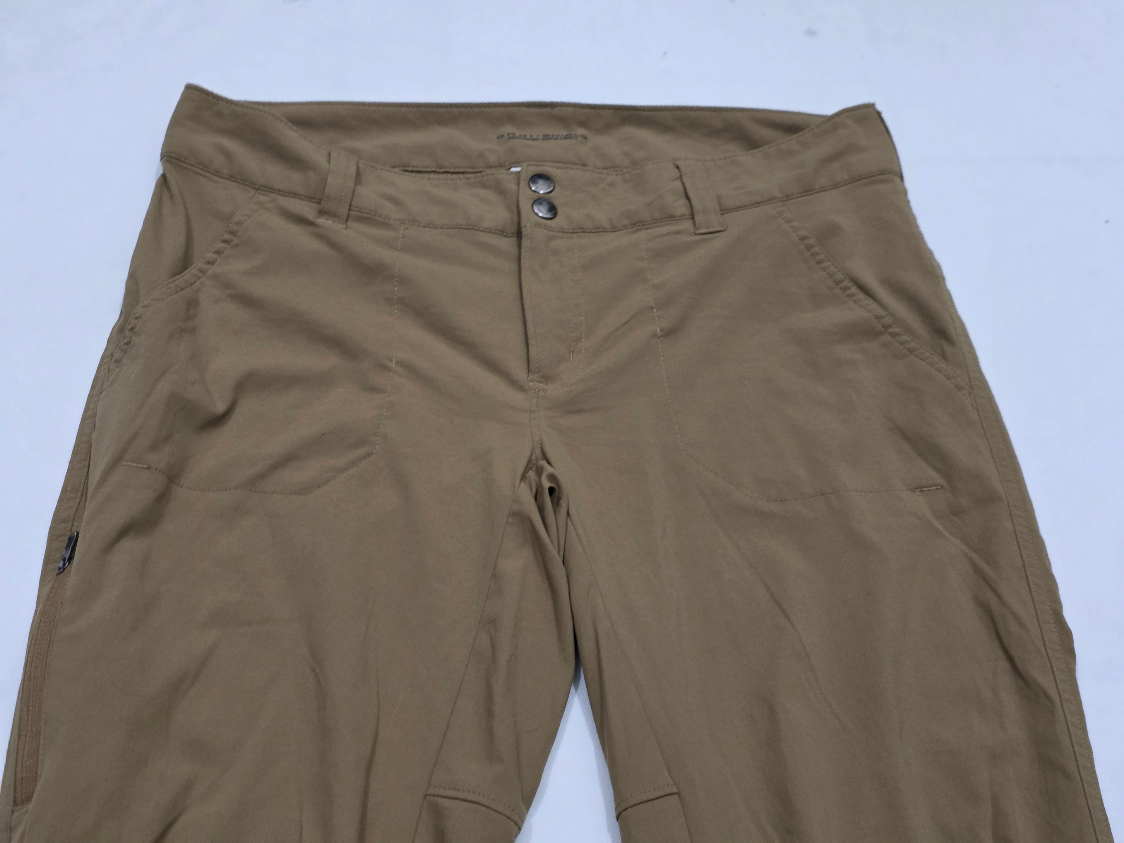 Pantalon Columbia Talla 10 Long Color Cafe Mujer Omnishade