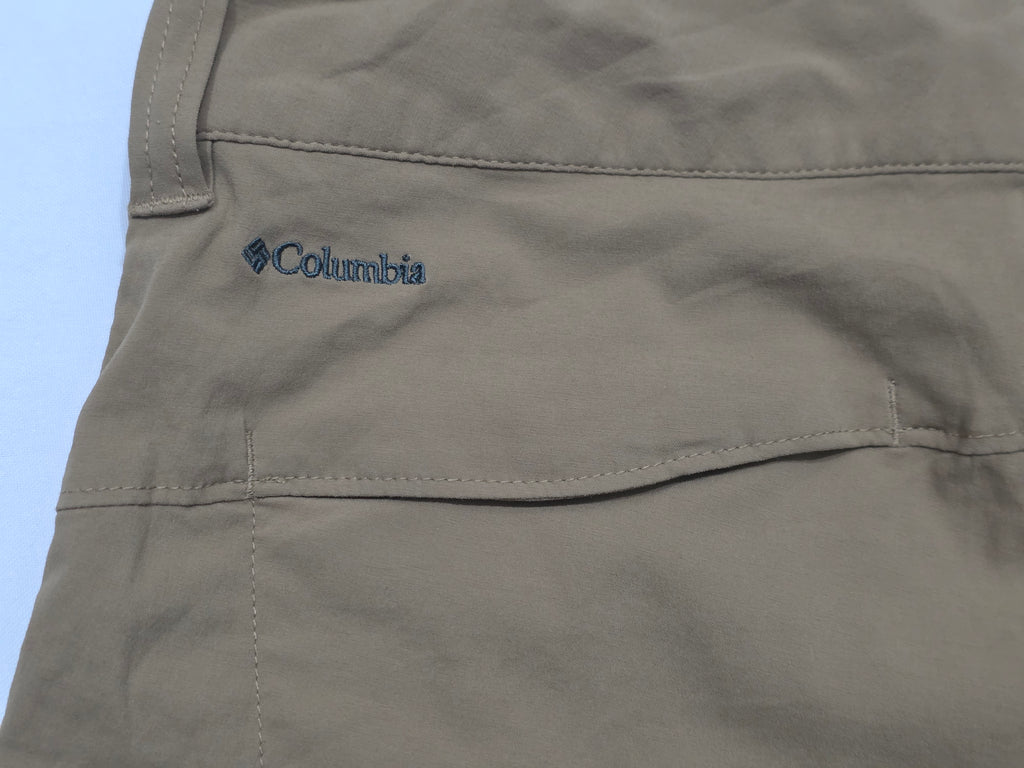 Pantalon Columbia Talla 10 Long Color Cafe Mujer Omnishade