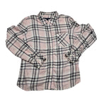 Camisa Tommy Hilfiger Mujer Mediana Color Rosa Cuadriculada