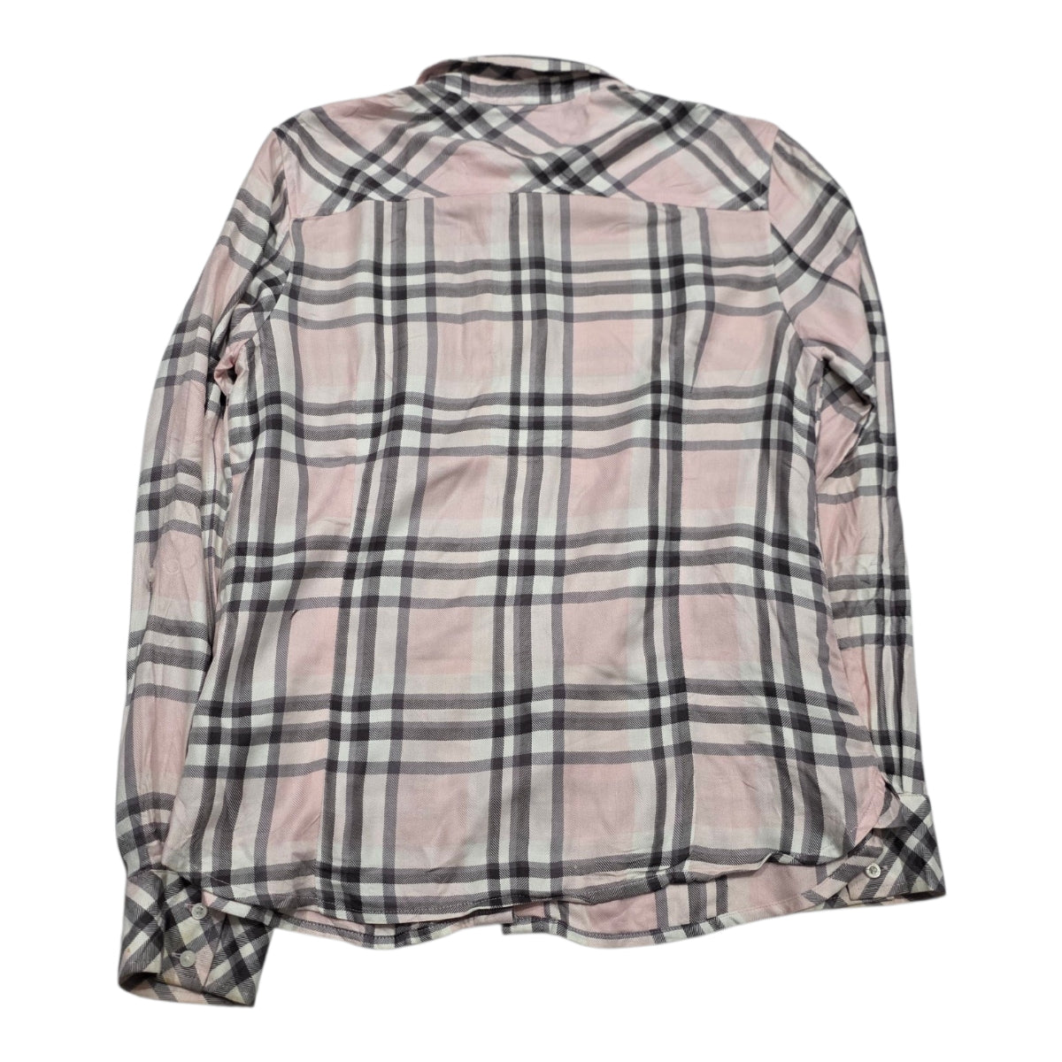 Camisa Tommy Hilfiger Mujer Mediana Color Rosa Cuadriculada