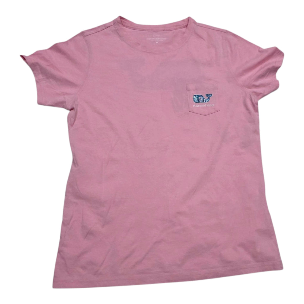 Playera Vineyard Vines Mujer Mediana Color Rosa Manga Corta