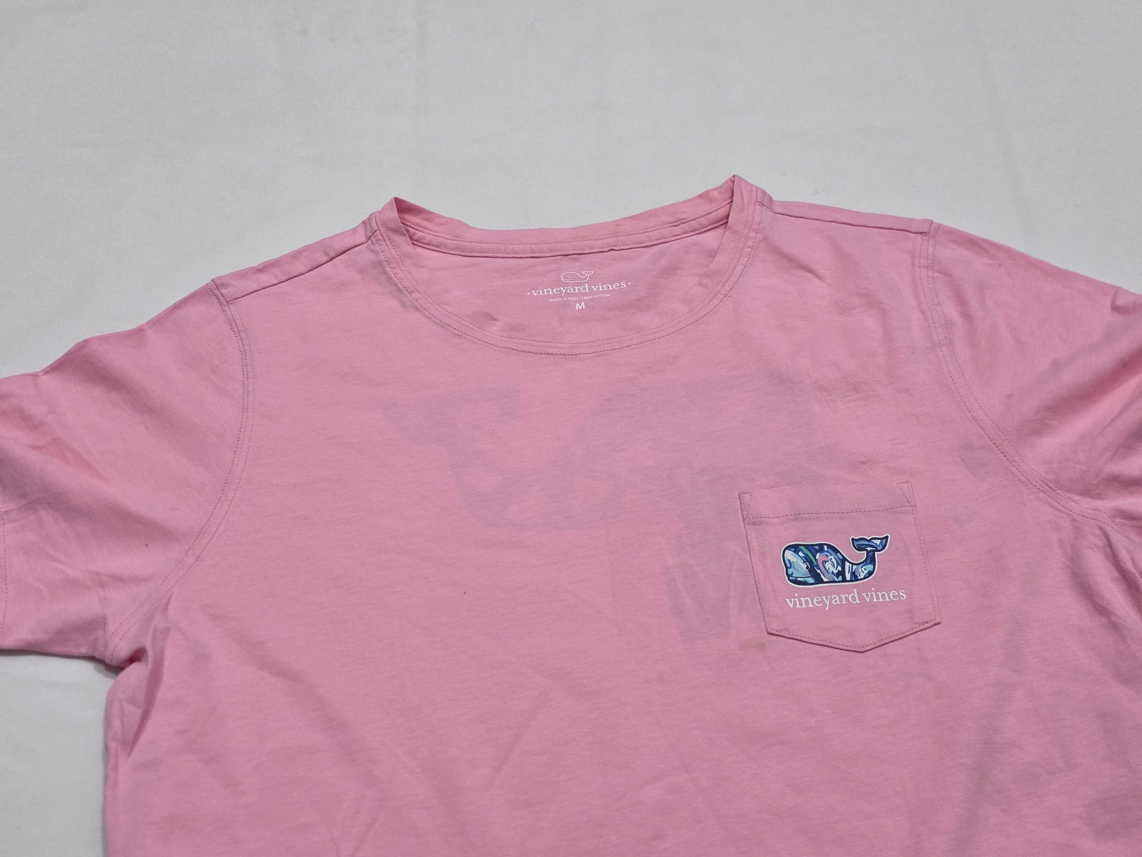 Playera Vineyard Vines Mujer Mediana Color Rosa Manga Corta