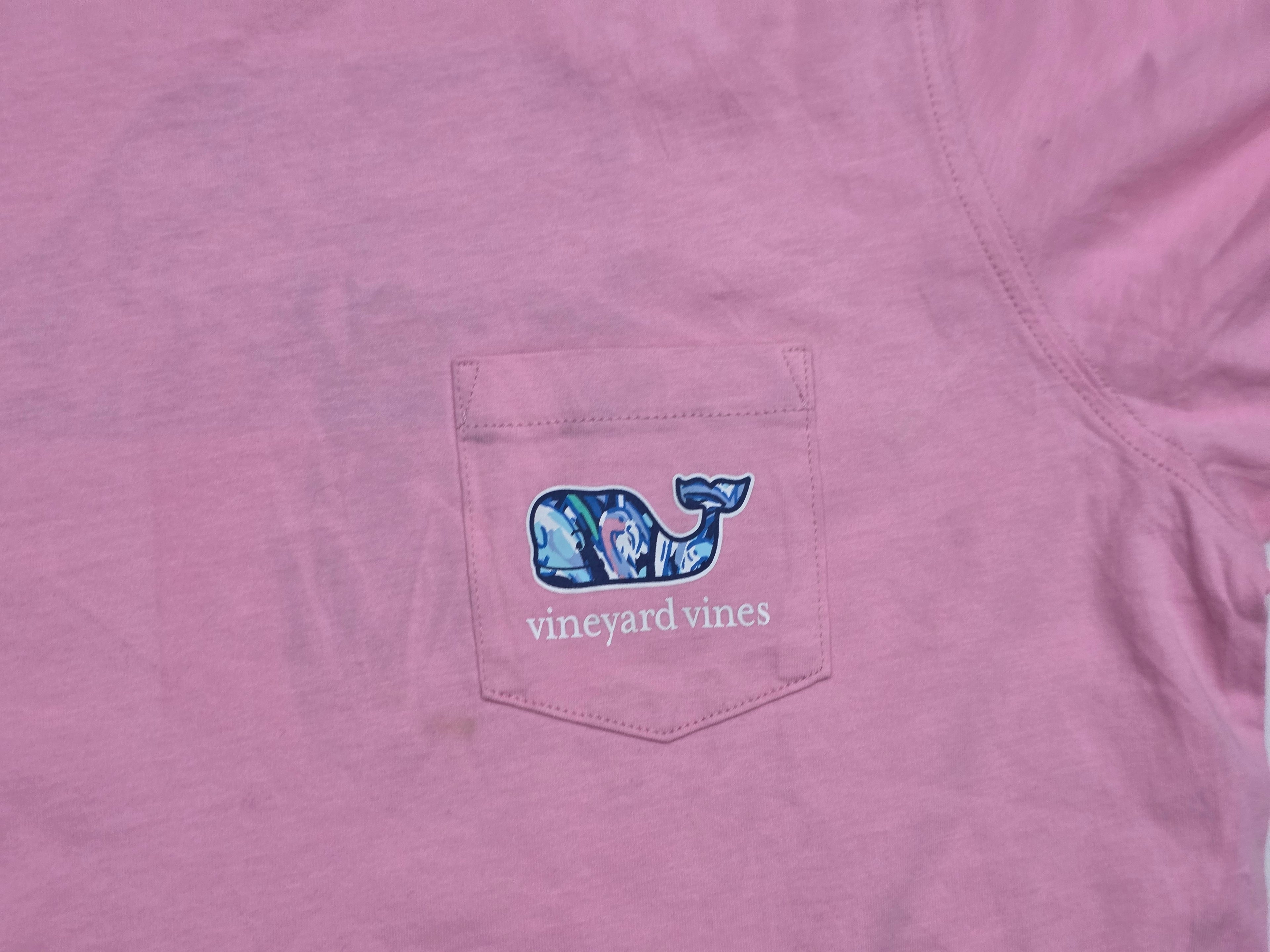 Playera Vineyard Vines Mujer Mediana Color Rosa Manga Corta