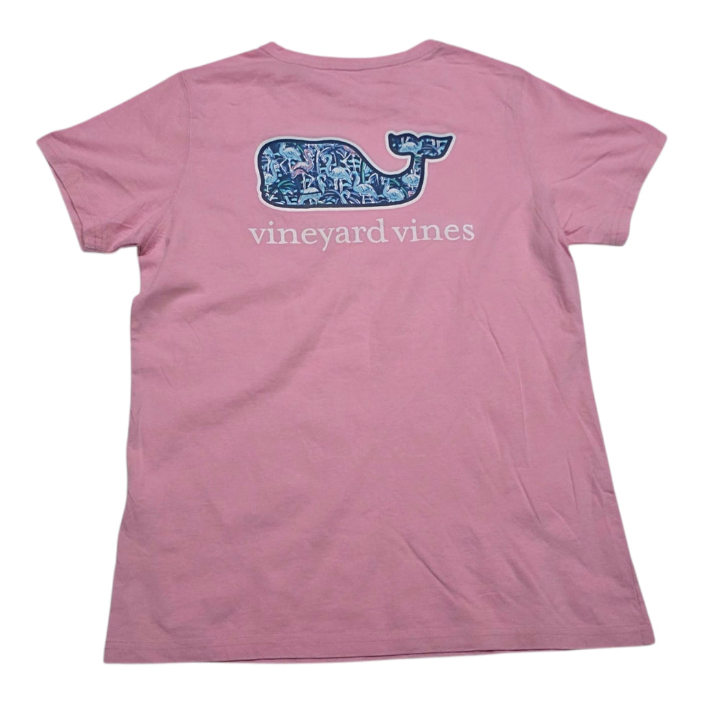 Playera Vineyard Vines Mujer Mediana Color Rosa Manga Corta