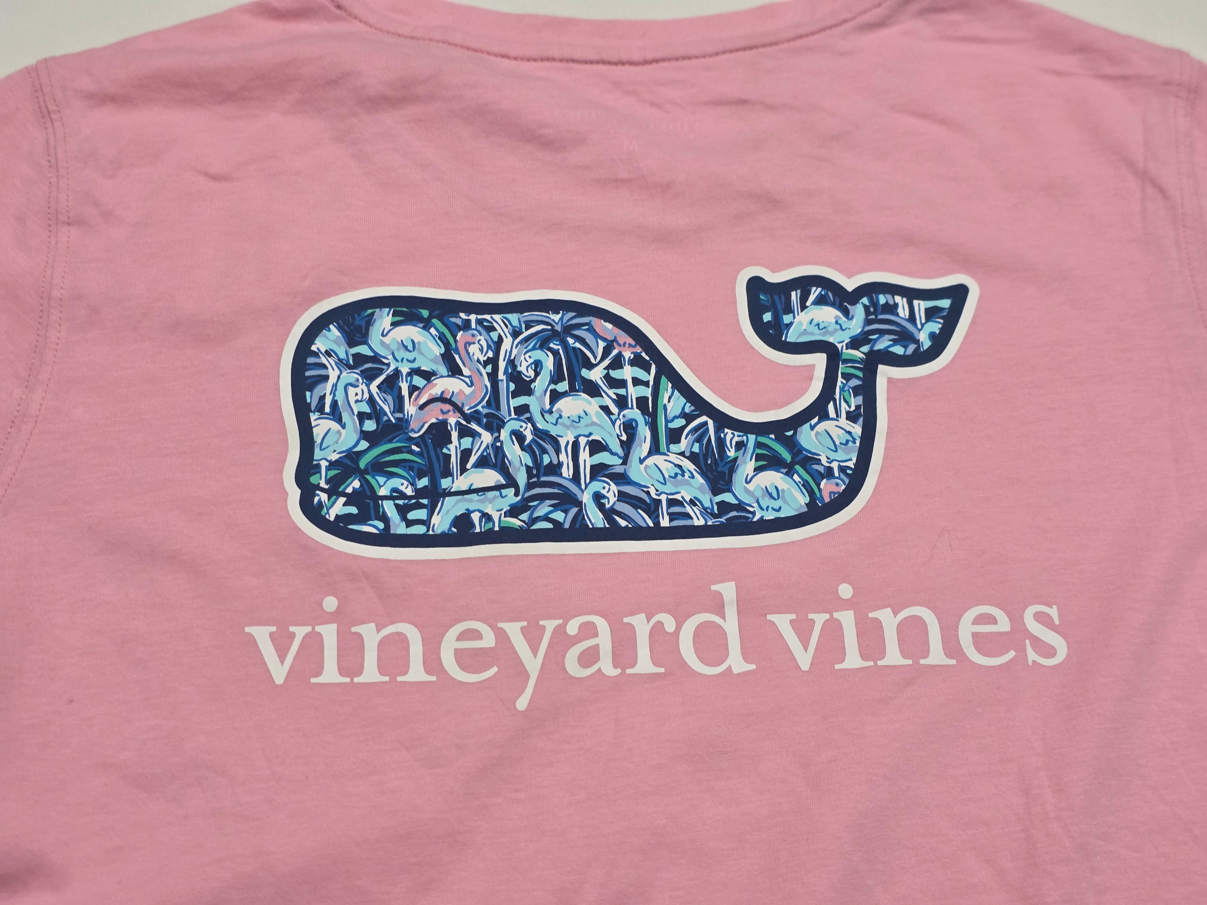 Playera Vineyard Vines Mujer Mediana Color Rosa Manga Corta