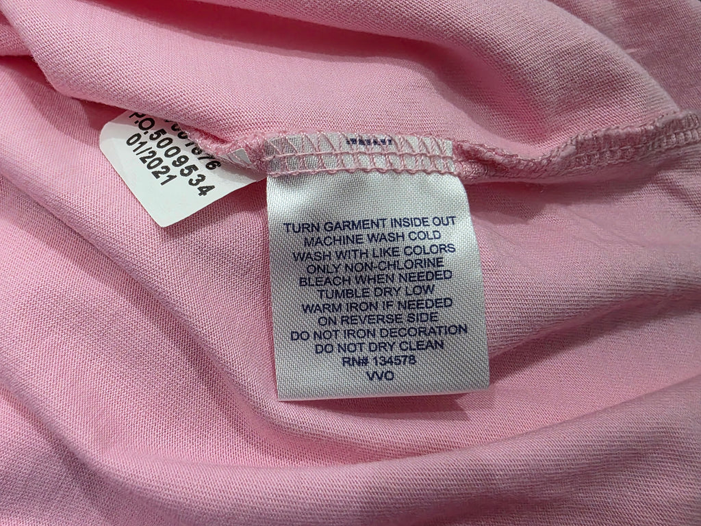 Playera Vineyard Vines Mujer Mediana Color Rosa Manga Corta