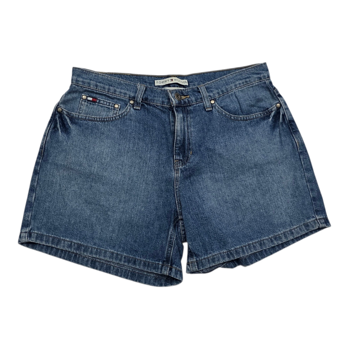 Short Tommy Hilfiger Boyfriend De Mezclilla Talla 8