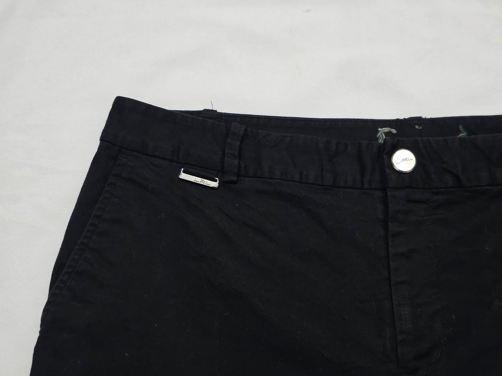 Bermuda Ralph Lauren Talla 10 De Mujer Color Negro