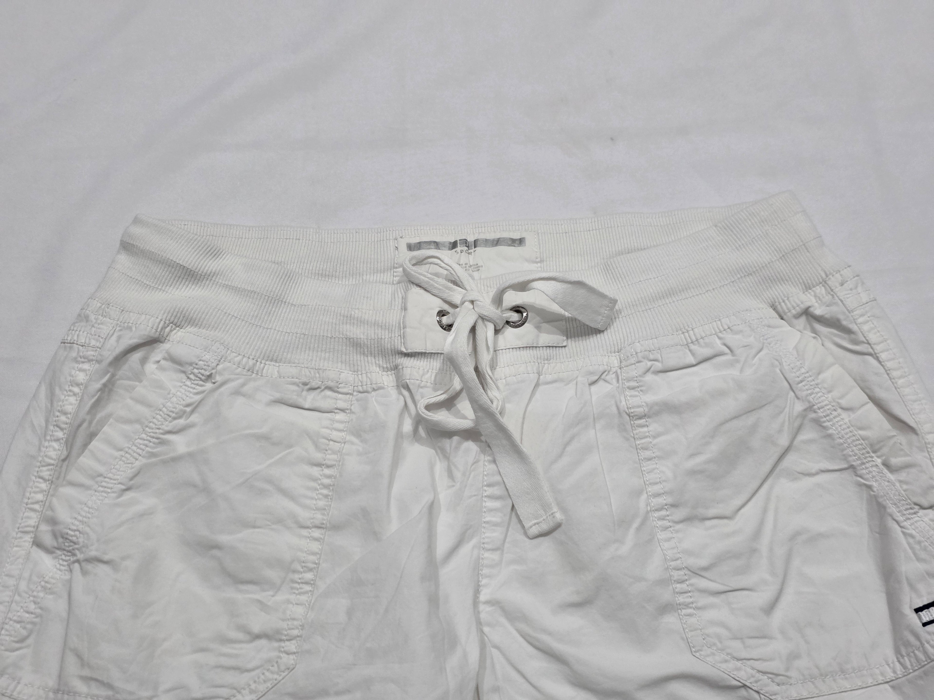 Bermuda Tommy Hilfiger Sport De Mujer Mediana Color Blanco