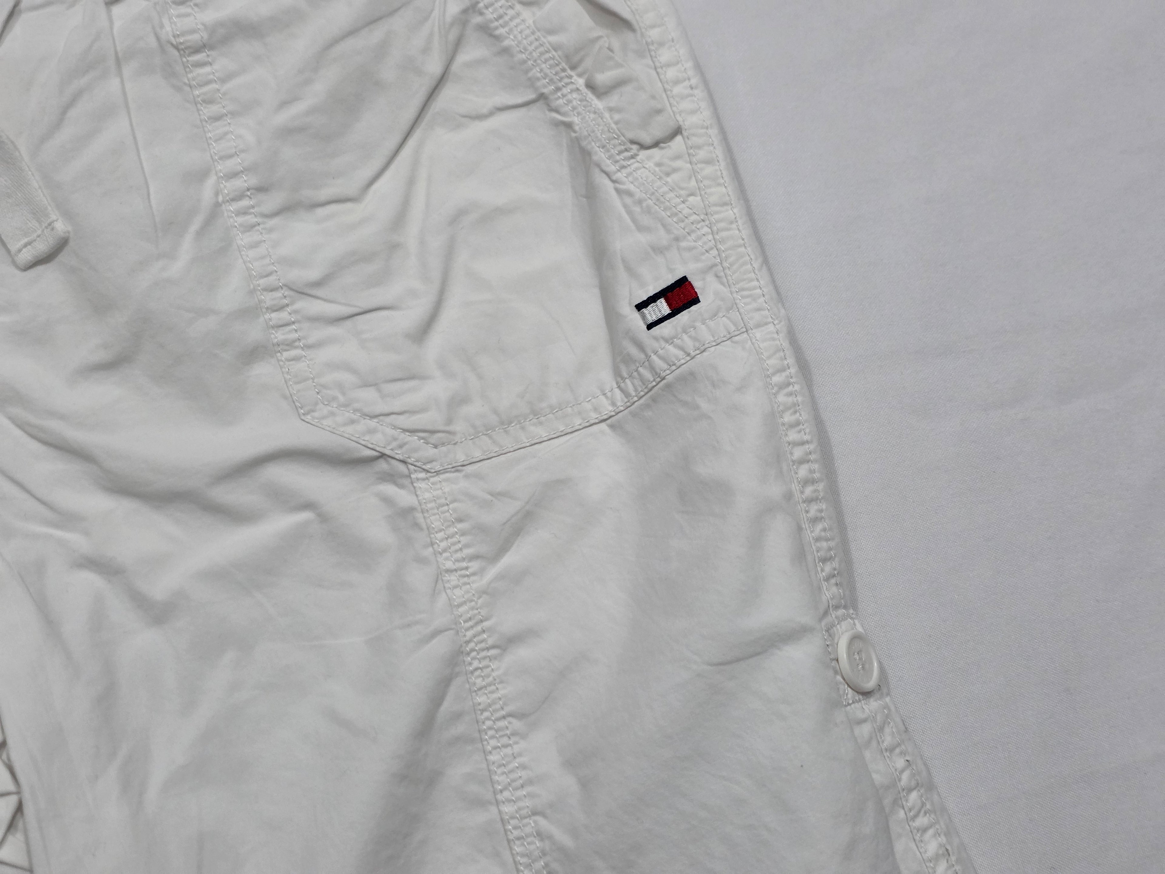 Bermuda Tommy Hilfiger Sport De Mujer Mediana Color Blanco