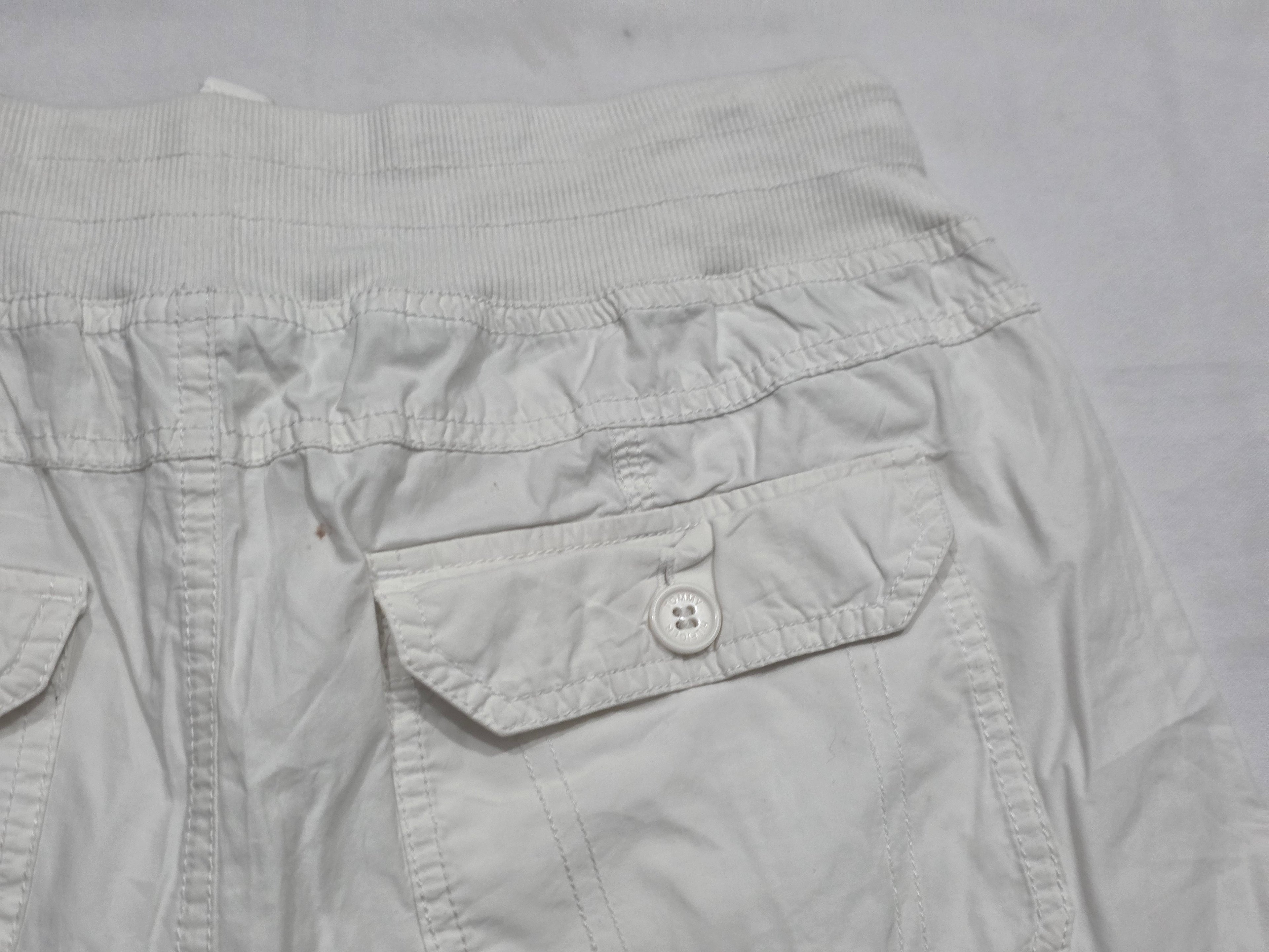 Bermuda Tommy Hilfiger Sport De Mujer Mediana Color Blanco