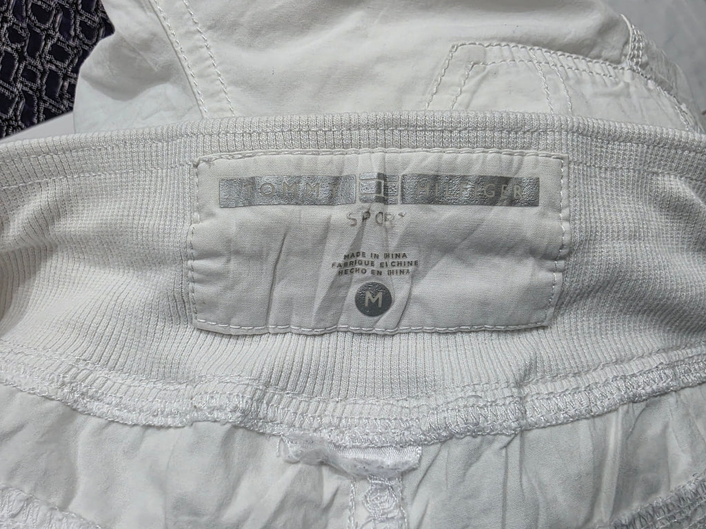 Bermuda Tommy Hilfiger Sport De Mujer Mediana Color Blanco