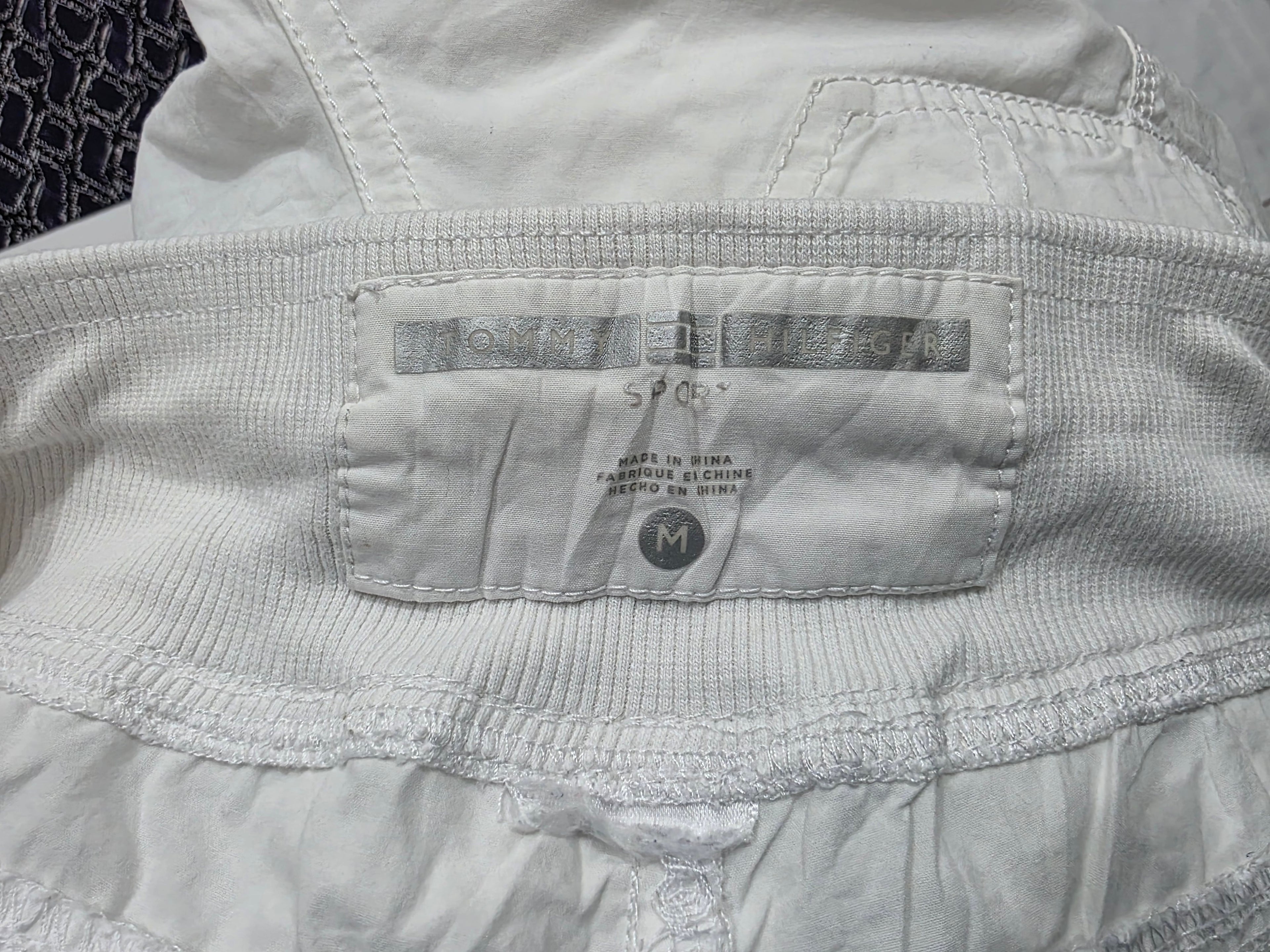 Bermuda Tommy Hilfiger Sport De Mujer Mediana Color Blanco