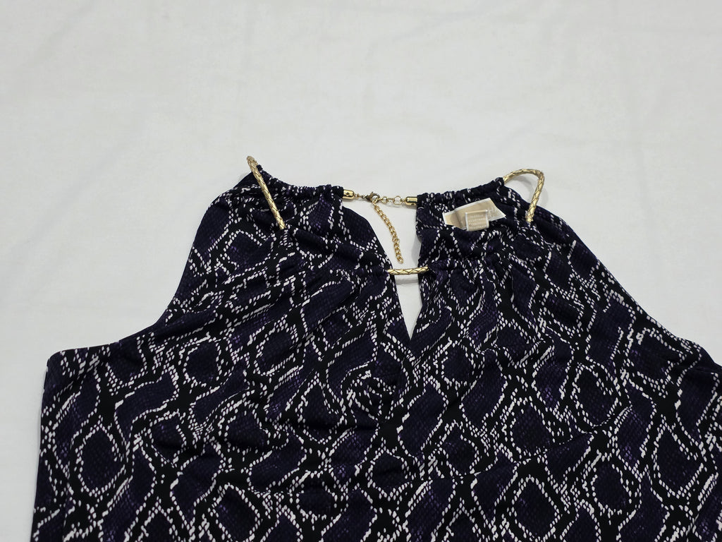 Blusa Michael Kors Sin Mangas Animal Printo Mediana