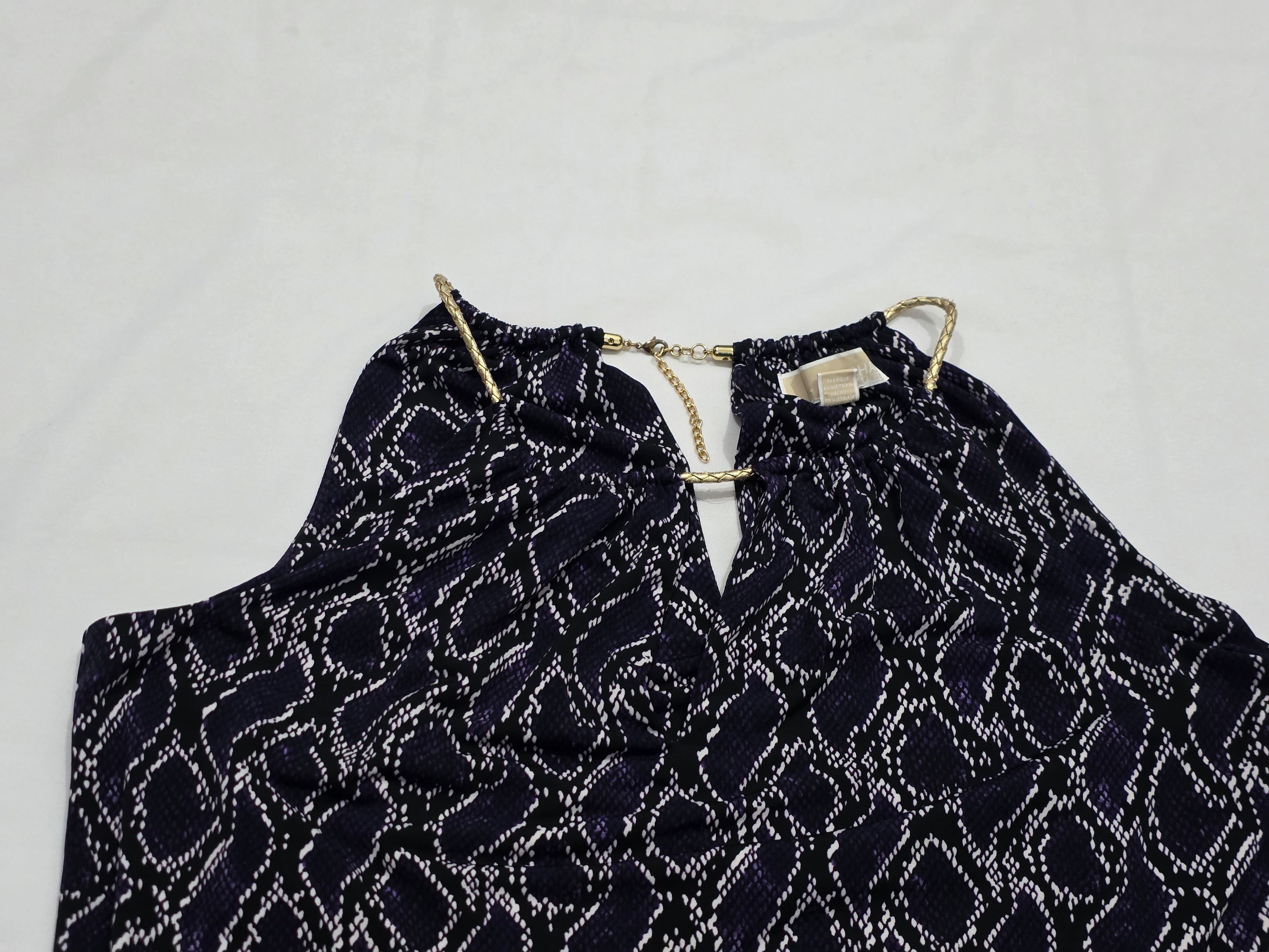 Blusa Michael Kors Sin Mangas Animal Printo Mediana