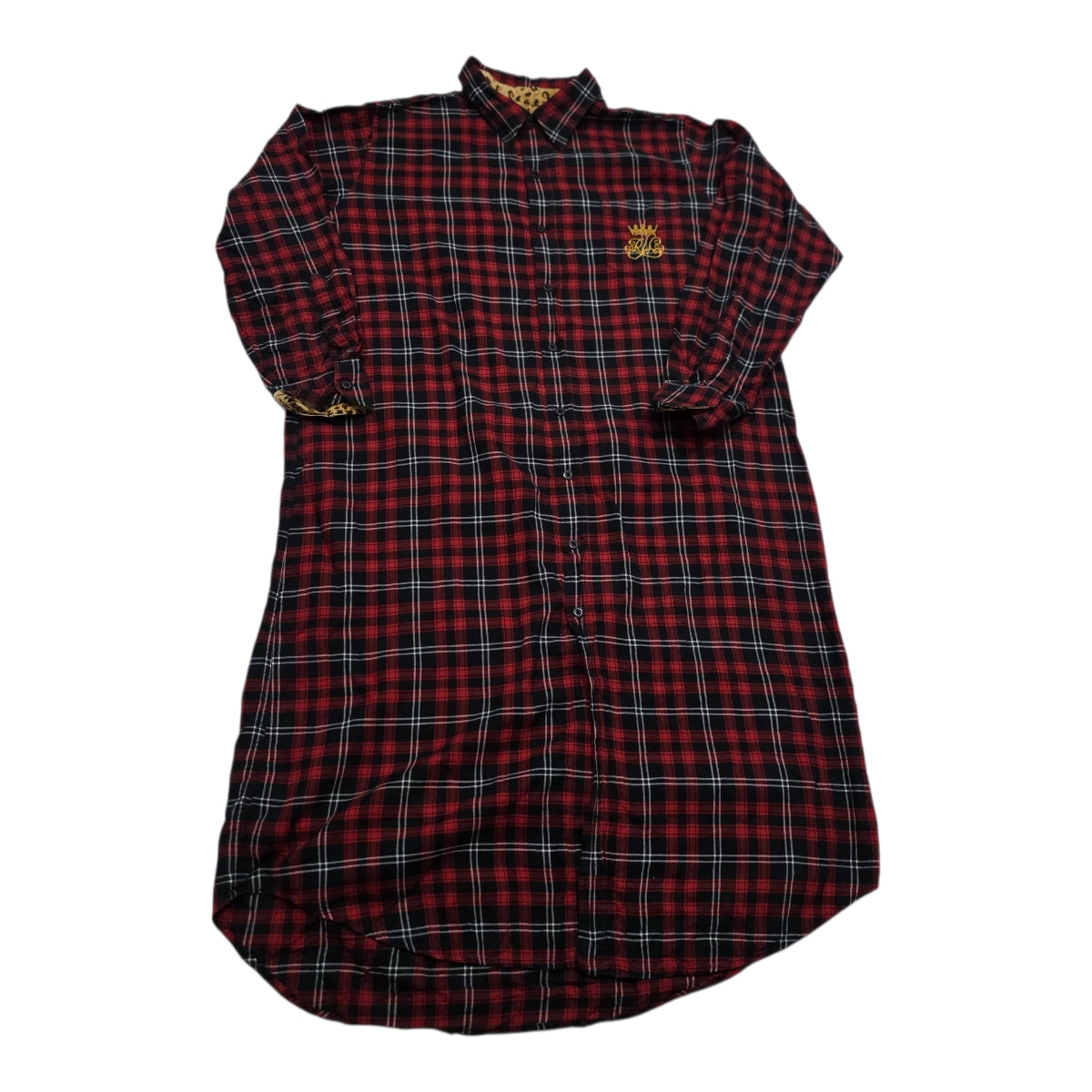 Camison Ralph Lauren De Mujer Rojo A Cuadros S/m