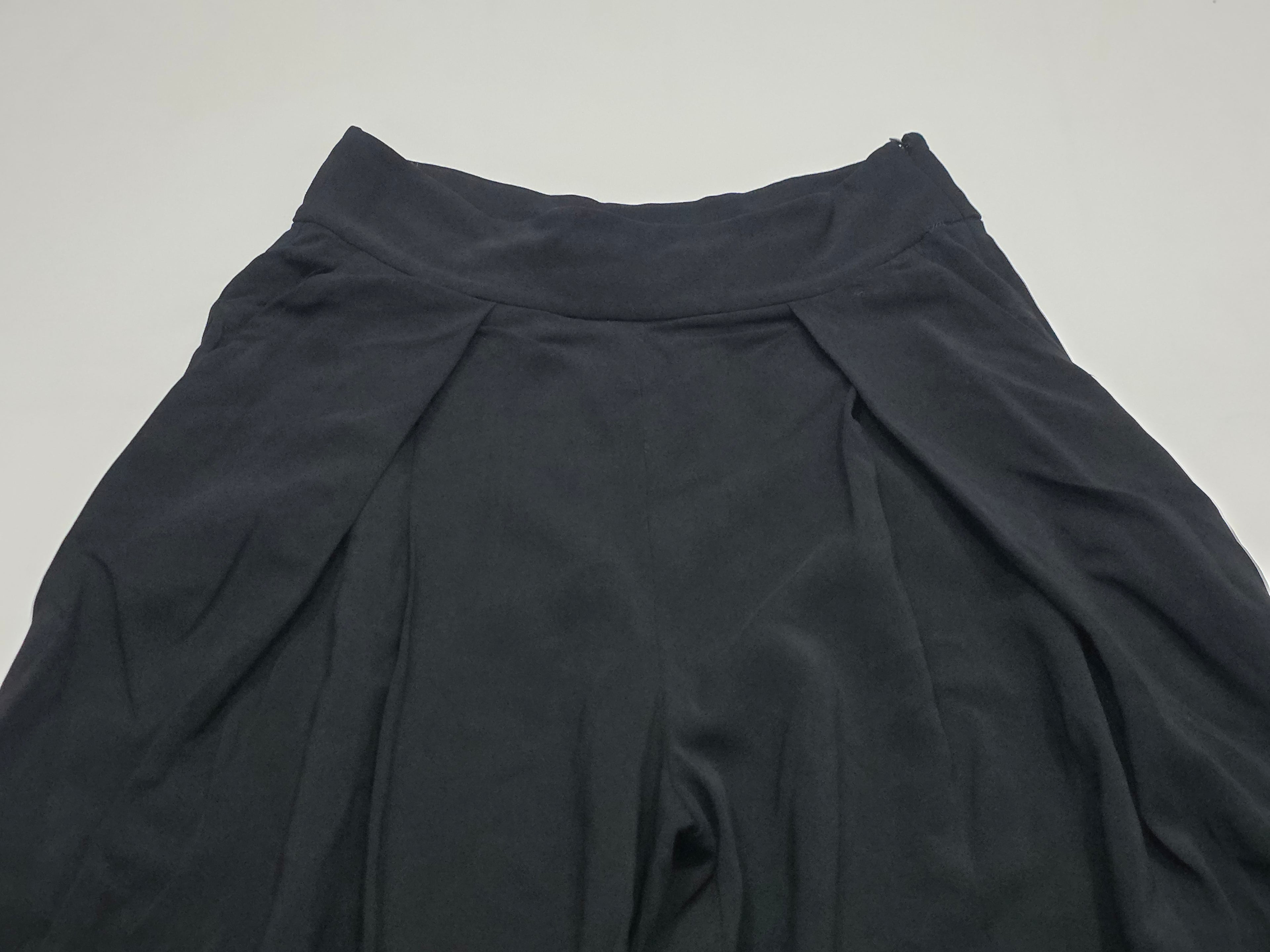 Pantalón Negro Tipo Culotte Pierna Amplia Polo Ralphlauren 8