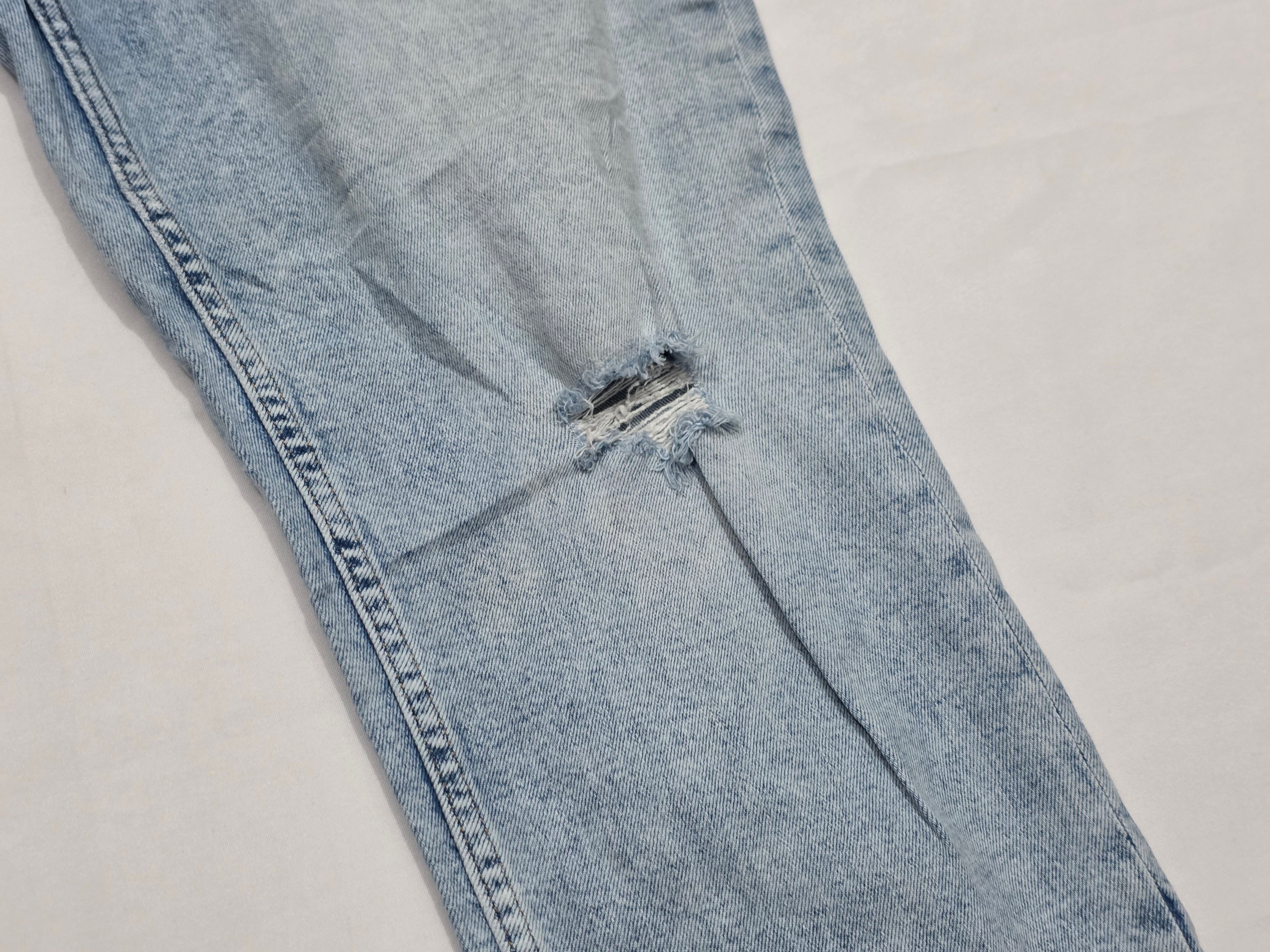 Pantalon Tommy Hilfiger Mujer 10 High-rise Straight Azul