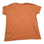 Playera Ralph Lauren Sport Naranja Poni Azul De Mujer